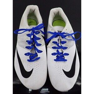 Nike Racing Rival 5 Sprint Men's Size 9.5 Track White Spikes Style 806554-100